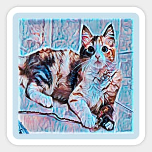 ART CAT 3D COLORS EXCLUSIVE Sticker